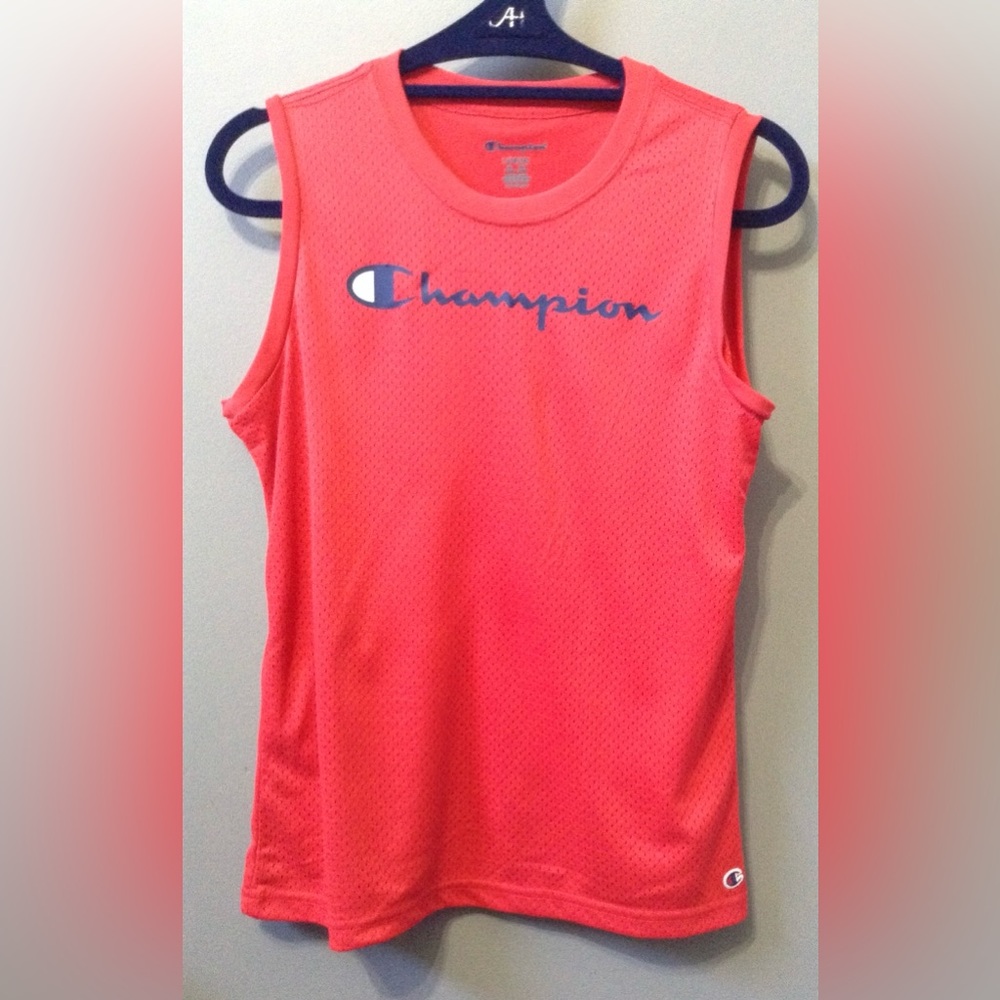 Champion Bright Red Tank Boys XL 14-16
